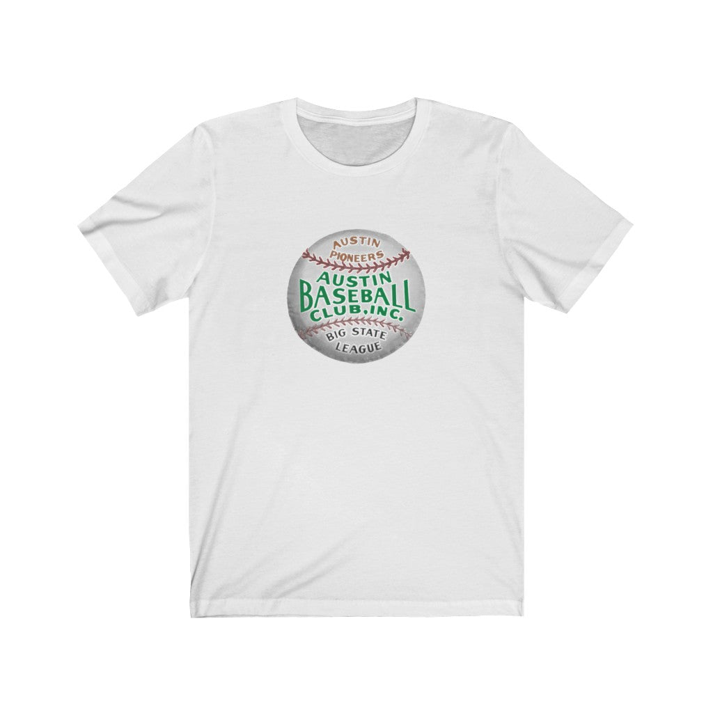 Printify Austin (TX) Pioneers Baseball Club 1947-1955 Tee Athletic Heather / 3XL