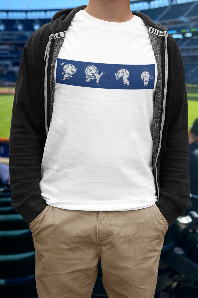 Mr. Met + Men's Longsleeve T-Shirt