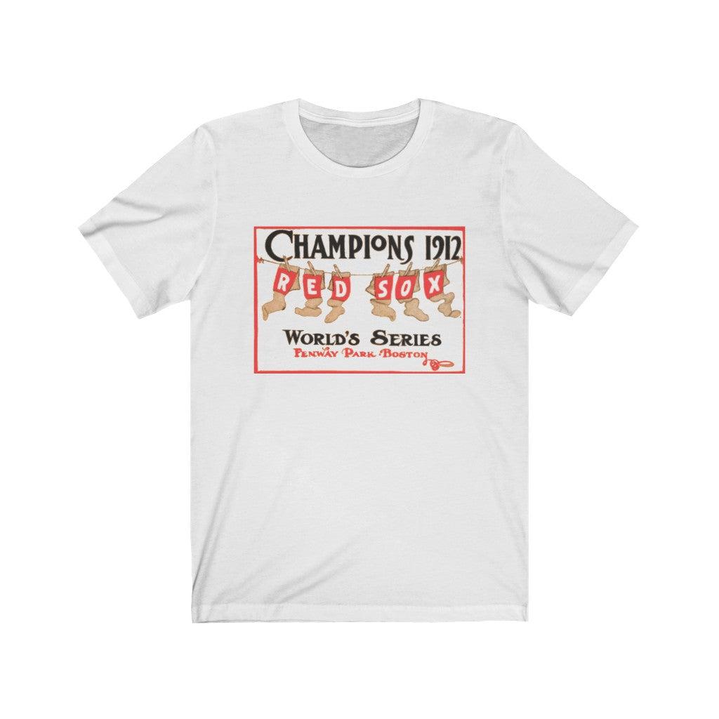 Boston Red Sox 1912 World Series Champions Tee Athletic Heather / M