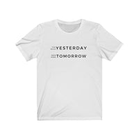 Too Much Yesterday, Need More Tomorrow - jersey tee (1990s)