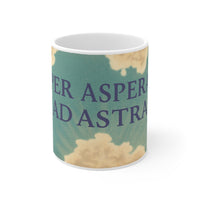 Per Aspera Ad Astra Mug (Through struggles to the stars) (1950s)