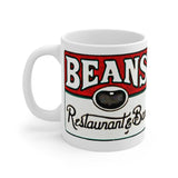 BEANS Restaurant & Bar, Sixth Street, Austin, Tx. Mug (1980s)