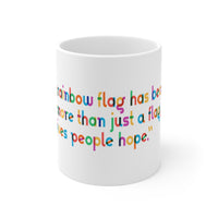 Rainbow Flag Quote mug --1978