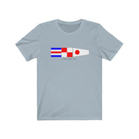 I Can Assist You - Signal Flag Message unisex tee (1850s)