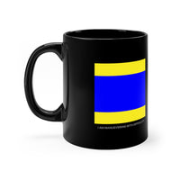 I AM MANEUVERING WITH DIFFICULTY (Nautical maritime flag language) mug (1850s)