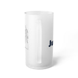 Just Judge It (2022) frosted glass beer mug