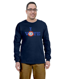 I VOTE Tee - with Red White Blue Shield (1960s)