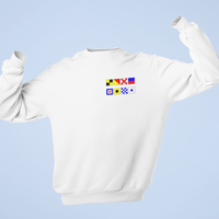 LOVE       WINS  -- Signal Flag Code sweatshirt (2000)