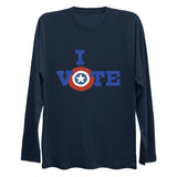 I VOTE Tee - with Red White Blue Shield (1960s)