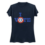I VOTE Tee - with Red White Blue Shield (1960s)