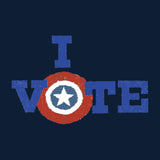 I VOTE Tee - with Red White Blue Shield (1960s)