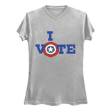 I VOTE Tee - with Red White Blue Shield (1960s)