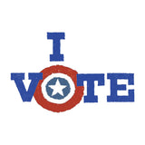 I VOTE Tee - with Red White Blue Shield (1960s)