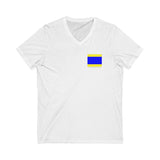 I AM MANEUVERING WITH DIFFICULTY (Nautical maritime flag language) unisex short sleeve v-neck tee (1850s)