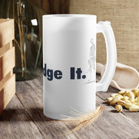 Just Judge It (2022) frosted glass beer mug