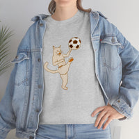 Cat Plays Futbol (Soccer) tee