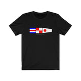 I Can Assist You - Signal Flag Message unisex tee (1850s)