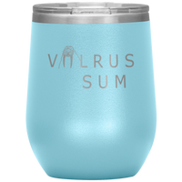 Valrus Sum (I Am The Walrus, in Latin) wine tumbler (1960s)