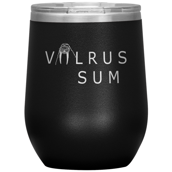 Valrus Sum (I Am The Walrus, in Latin) wine tumbler (1960s)