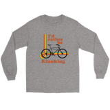 I'd Rather Be Klunking - mountain bike tees (1970s)